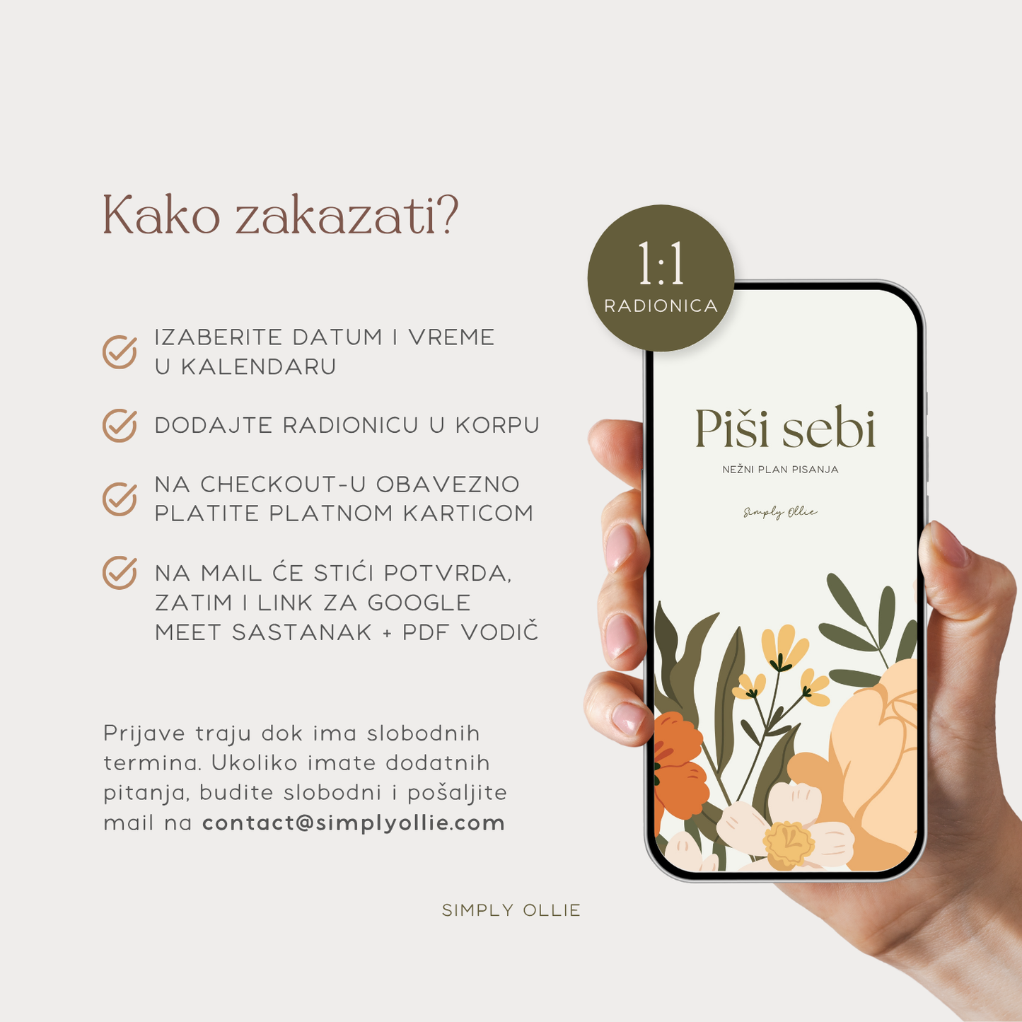 Vođena 1:1 journaling radionica „Piši sebi“