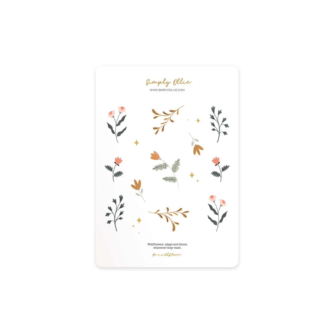 Stikeri za planer Midnight Garden