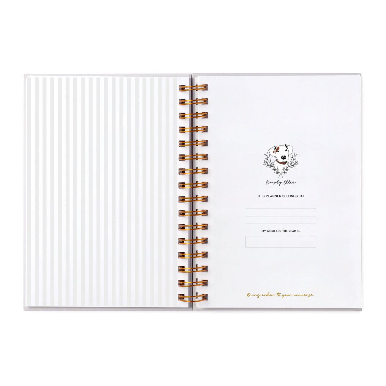 Nedeljni Planer 2026, Rustic Bloom