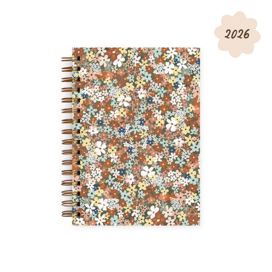 Nedeljni Planer 2026, Rustic Bloom