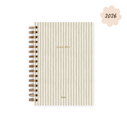 Nedeljni Planer 2026, Serene Stripes